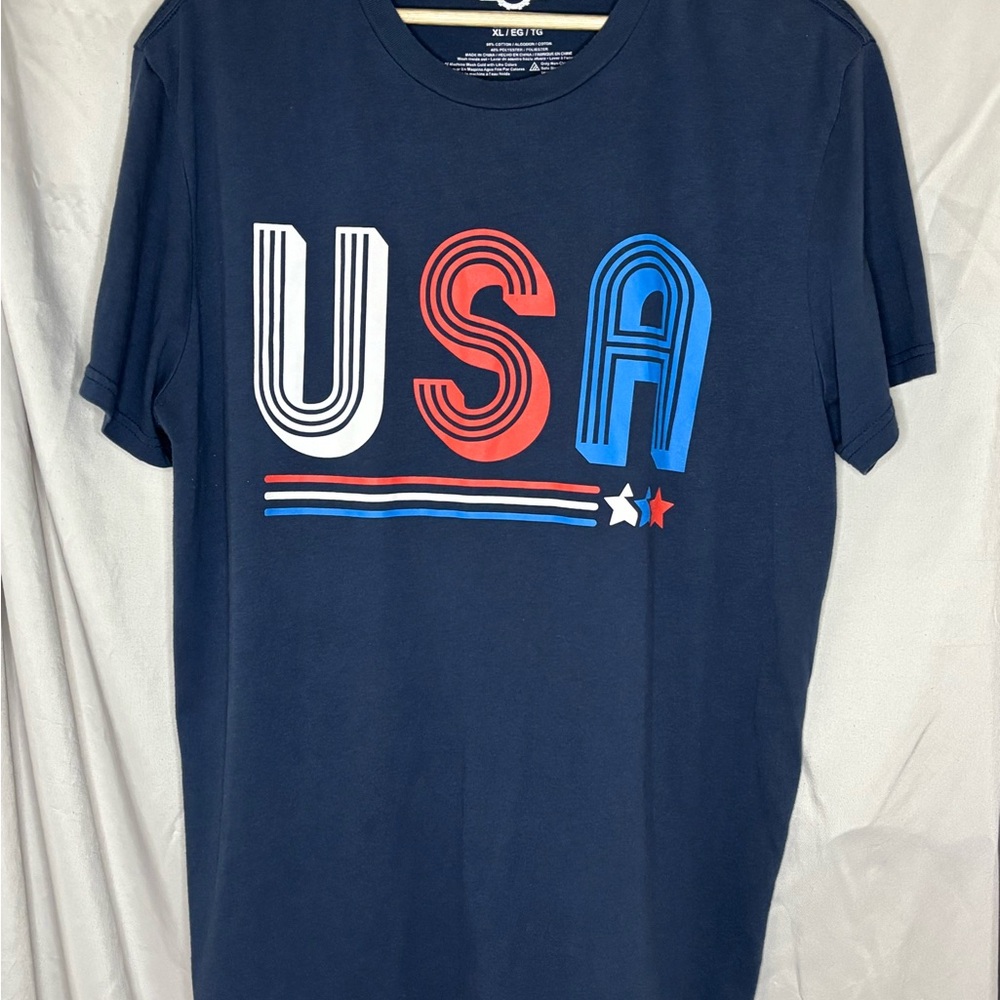 MAD‎ Engine Navy USA Graphic Tee